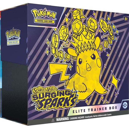 Pokemon - TCG - Scarlet & Violet 8 Surging Sparks Elite Trainer Box - Gametraders Modbury Heights