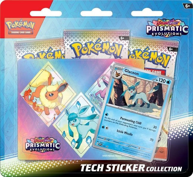 Pokemon TCG Scarlet & Violet 8.5 Prismatic Evolutions Tech Sticker Collection - Gametraders Modbury Heights
