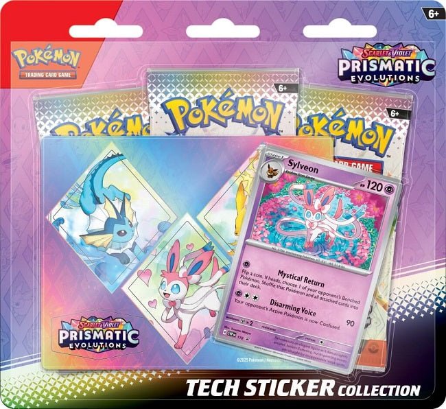 Pokemon TCG Scarlet & Violet 8.5 Prismatic Evolutions Tech Sticker Collection - Gametraders Modbury Heights