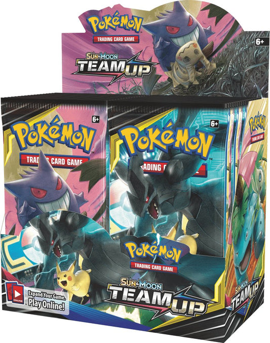 Pokemon TCG Sun & Moon Team Up Sealed Booster Box - Gametraders Modbury Heights