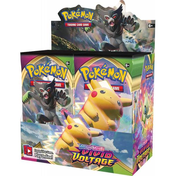 Pokemon TCG Sword and Shield - Vivid Voltage Sealed Booster Box - Gametraders Modbury Heights