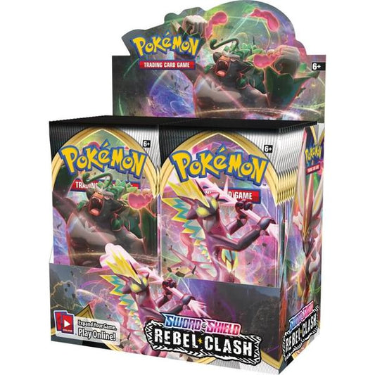 Pokemon TCG Sword & Shield Rebel Clash Sealed Booster Box - Gametraders Modbury Heights