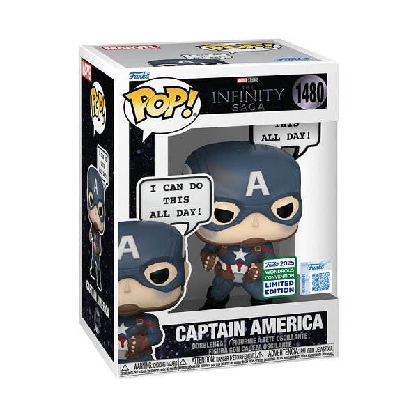 Pop! Sayings - Captain America 'I Can Do This All Day' Convention Exclusive Pop! Vinyl - Gametraders Modbury Heights