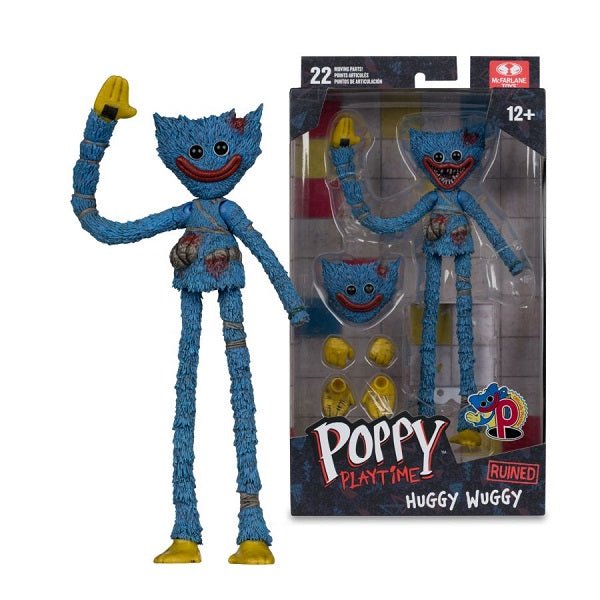 Poppy Playtime - Huggy Wuggy Ruined 7" Figure - Gametraders Modbury Heights