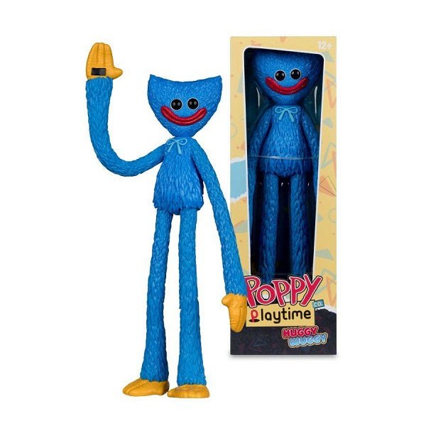 Poppy Playtime – Huggy Wuggy Smile 12″ Coffin Figure - Gametraders Modbury Heights