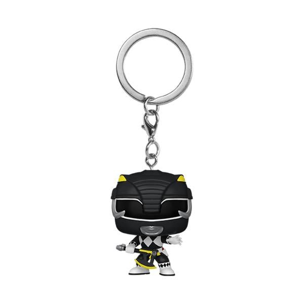 Power Rangers 30th Anniversary - Black Ranger Pop! Vinyl Keychain - Gametraders Modbury Heights