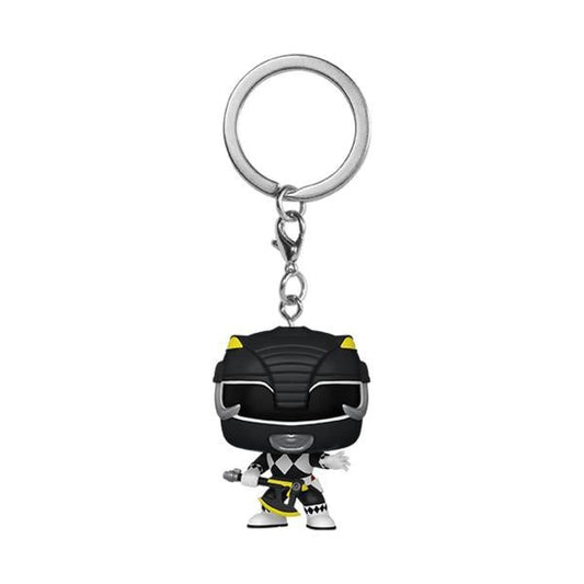 Power Rangers 30th Anniversary - Black Ranger Pop! Vinyl Keychain - Gametraders Modbury Heights