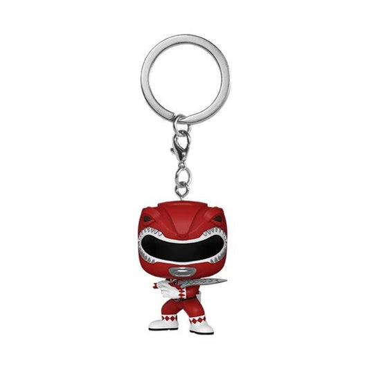 Power Rangers 30th Anniversary - Red Ranger Pop! Vinyl Keychain - Gametraders Modbury Heights