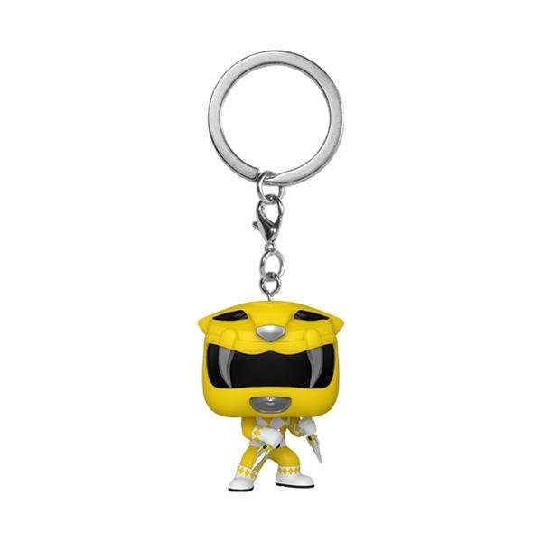 Power Rangers 30th Anniversary - Yellow Ranger Pop! Vinyl Keychain - Gametraders Modbury Heights