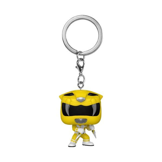 Power Rangers 30th Anniversary - Yellow Ranger Pop! Vinyl Keychain - Gametraders Modbury Heights