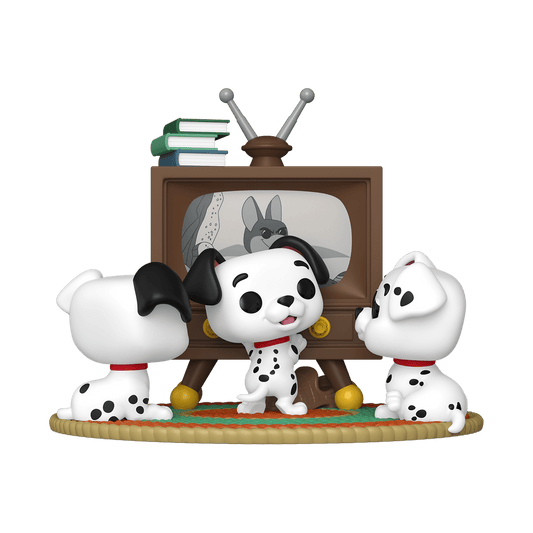 *Pre - order* 101 Dalmatians (1961) - Puppies w/TV Pop! Vinyl Moment (ETA November) - Gametraders Modbury Heights