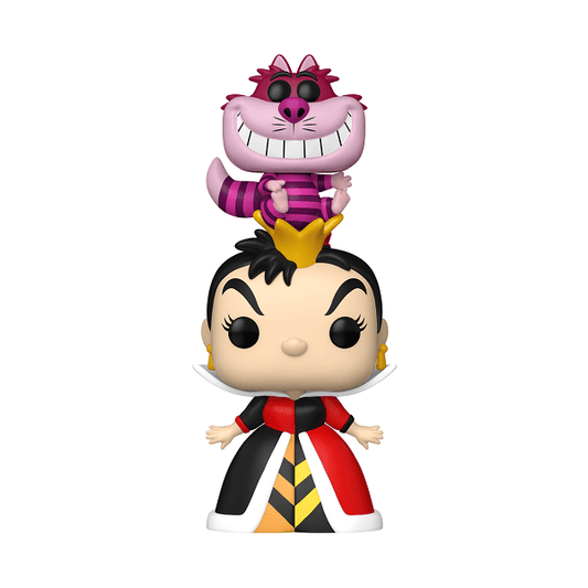 *Pre-order* Alice In Wonderland (1951) - Queen of Hearts w/Cheshire Cat Pop! Premium (ETA July) - Gametraders Modbury Heights