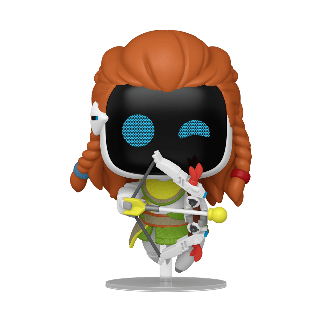 *Pre-order* Astro Bot - Astro as Aloy (Horizon Zero Dawn) Pop! Vinyl (ETA August) - Gametraders Modbury Heights