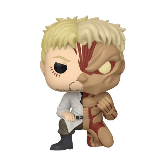 *Pre-order* Attack on Titan - Armour Titan/Reiner Split Pop! Vinyl (ETA October) - Gametraders Modbury Heights