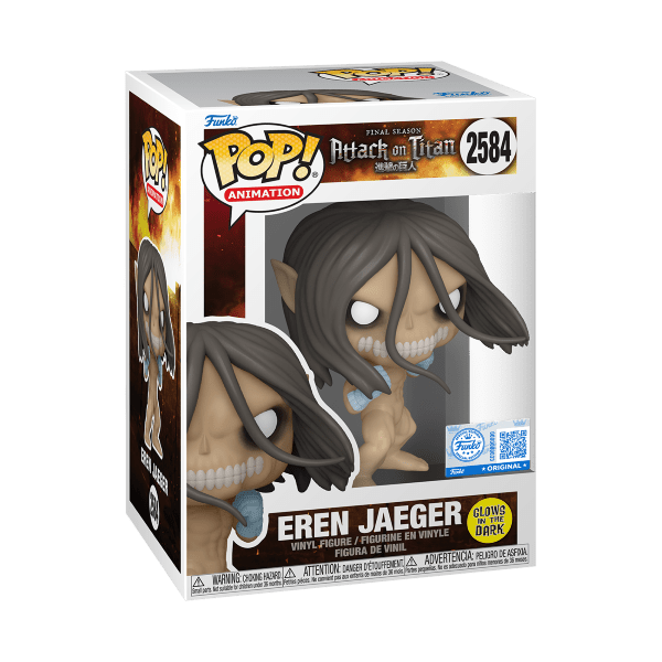 *Pre-order* Attack on Titan - Attack Titan w/Fists (Glow) Pop! Vinyl (ETA October) - Gametraders Modbury Heights