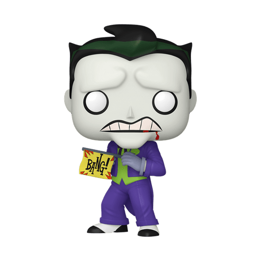 *Pre-order* Batman: The Animated Series - Joker w/Bang Flag Pop! Vinyl (ETA September) - Gametraders Modbury Heights