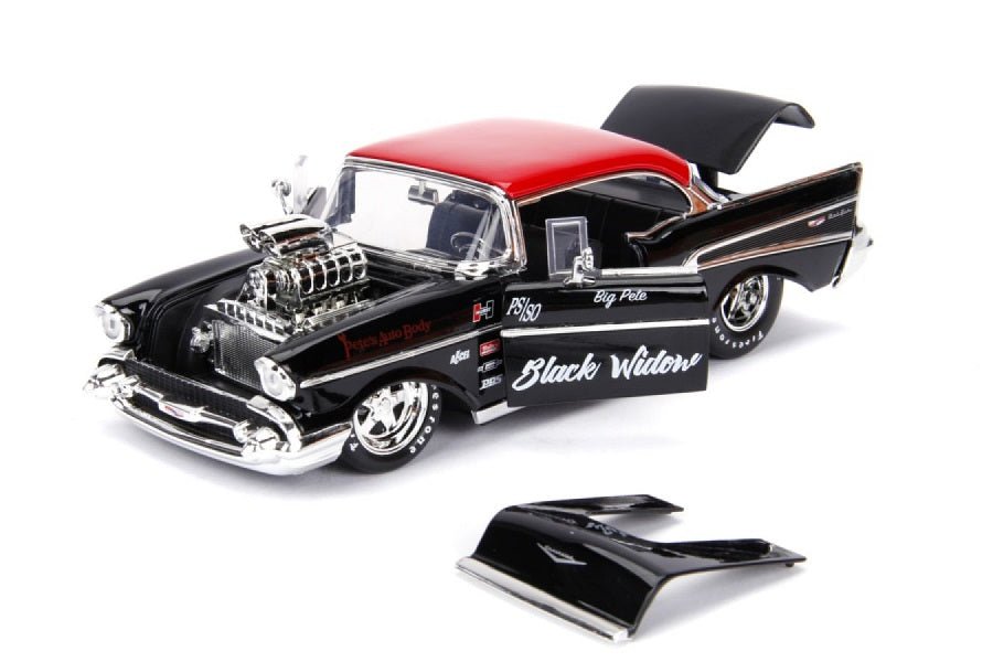 *Pre - order* Big Time Muscle - 1957 Chevy Bel Air 1:24 Scale Diecast Vehicle (ETA September) - Gametraders Modbury Heights