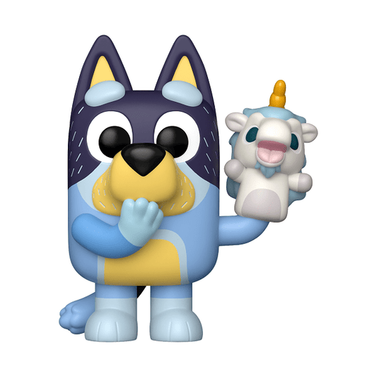 *Pre-order* Bluey - Bandit w/Unicorse Pop! Vinyl (ETA June) - Gametraders Modbury Heights