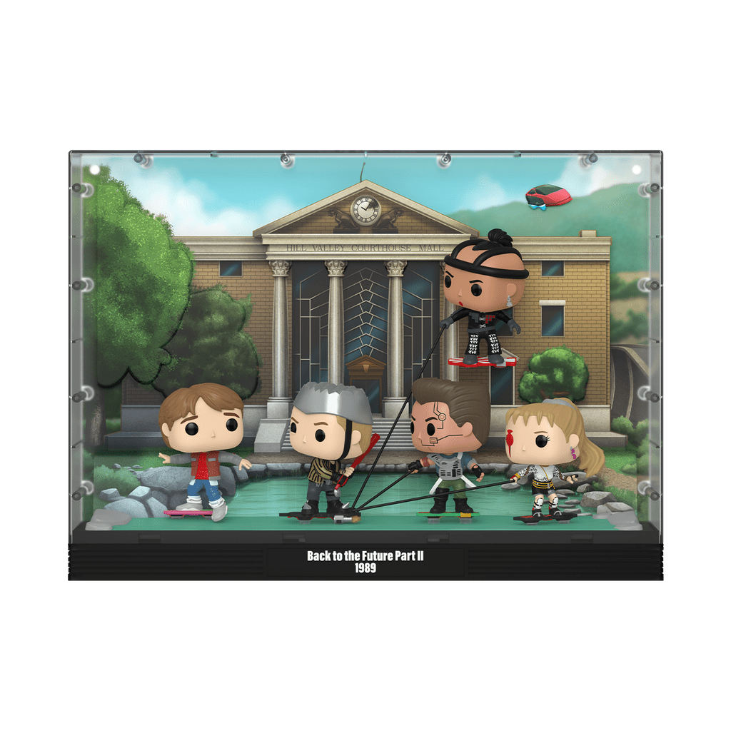 *Pre - order* BTTF - Hoverboard Chase Scene Pop! Vinyl Moment (ETA June) - Gametraders Modbury Heights