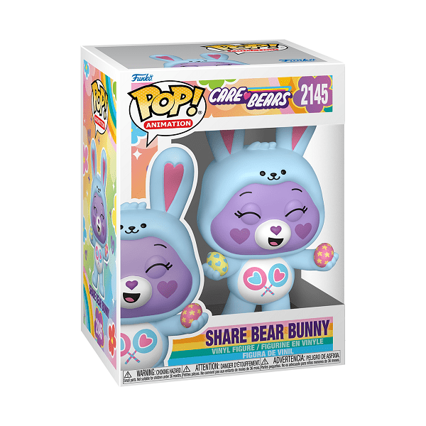 *Pre - order* Care Bears - Share Bunny Easter Pop! Vinyl (ETA November) - Gametraders Modbury Heights