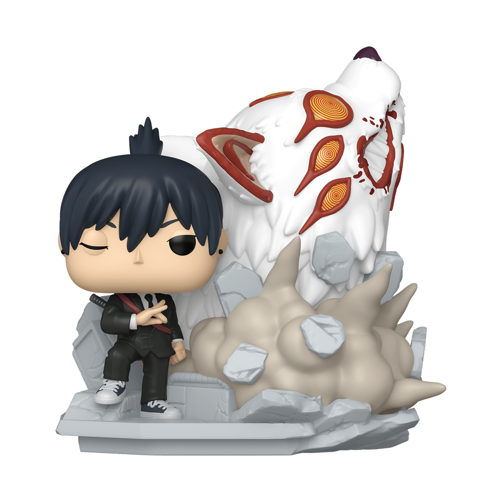 *Pre - order* Chainsaw Man - Aki w/Fox Devil Pop! Vinyl Moment (ETA July) - Gametraders Modbury Heights