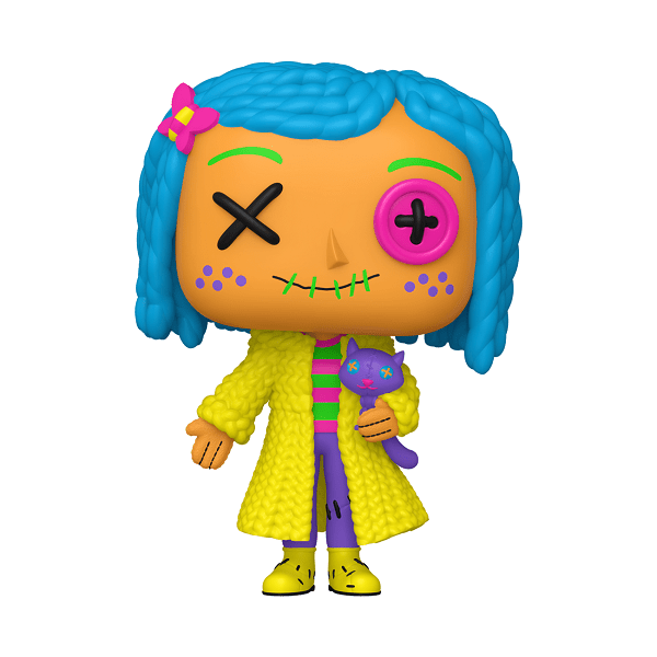 *Pre-order* Coraline - Coraline Patchwork (Blacklight) Pop! Vinyl (ETA August) - Gametraders Modbury Heights