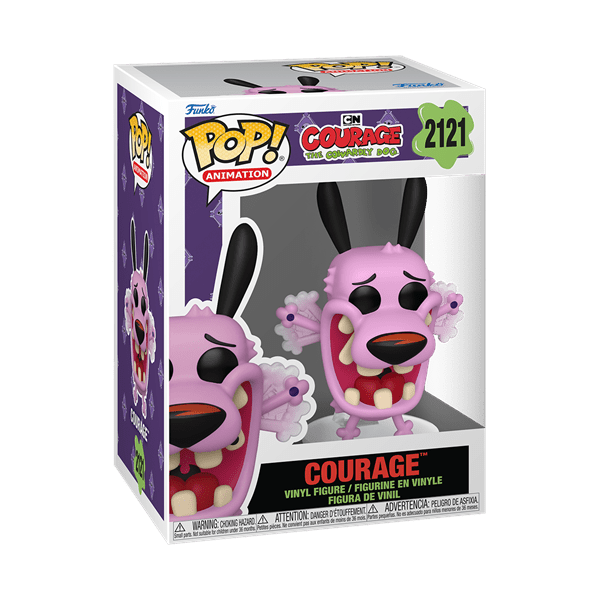 *Pre-order* Courage the Cowardly Dog - Courage Pop! Vinyl (ETA September) - Gametraders Modbury Heights