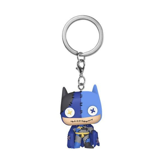 *Pre - order* DC Comics - Batman Patchwork Pop! Vinyl Keychain (ETA July) - Gametraders Modbury Heights