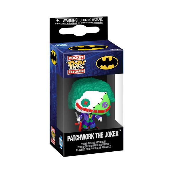 *Pre - order* DC Comics - Joker Patchwork Pop! Vinyl Keychain (ETA July) - Gametraders Modbury Heights