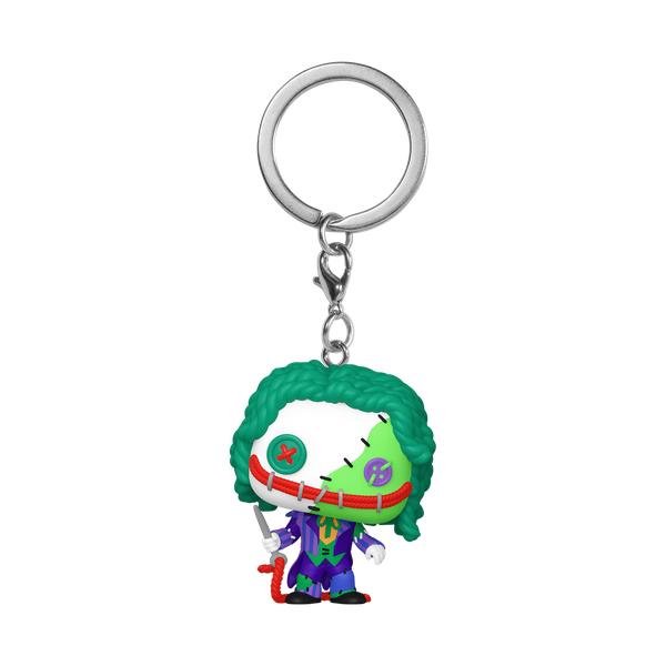 *Pre - order* DC Comics - Joker Patchwork Pop! Vinyl Keychain (ETA July) - Gametraders Modbury Heights