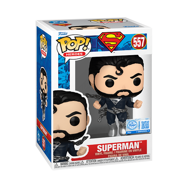 *Pre - order* DC Comics - Superman (Black) Pop! Vinyl (ETA June) - Gametraders Modbury Heights
