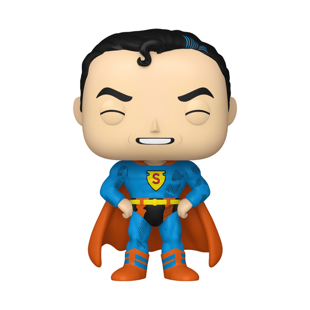 *Pre - order* DC: Shield Through the Ages - Golden Age Superman Pop! Vinyl (ETA October) - Gametraders Modbury Heights