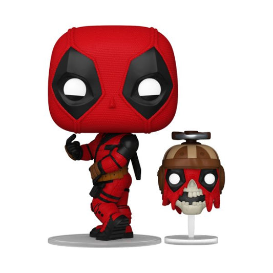 *Pre - order* Deadpool 3 - Deadpool w/Headpool Pop! Vinyl (ETA July) - Gametraders Modbury Heights