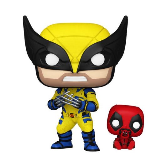 *Pre - order* Deadpool 3 - Wolverine w/Babypool Pop! Vinyl (ETA July) - Gametraders Modbury Heights