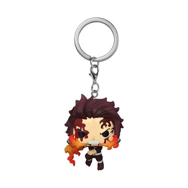 *Pre - order* Demon Slayer - Tanjiro Kamado (Dancing Flash) Pop! Keychain (ETA September) - Gametraders Modbury Heights