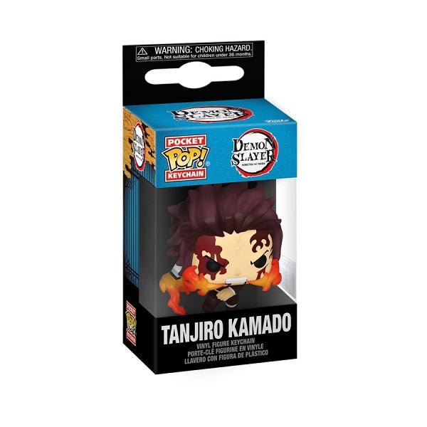 *Pre - order* Demon Slayer - Tanjiro Kamado (Dancing Flash) Pop! Keychain (ETA September) - Gametraders Modbury Heights