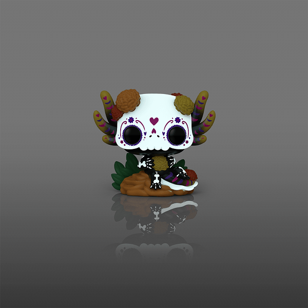 *Pre-order* Dia de Los Muertos - Axolotl Glow Pop! Vinyl (ETA July) - Gametraders Modbury Heights