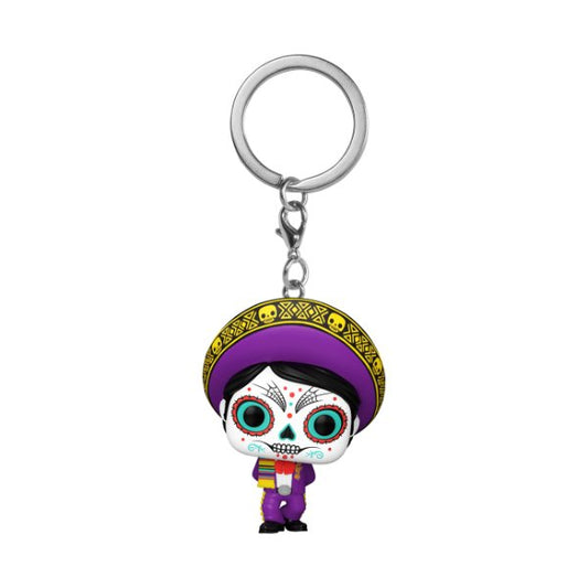 *Pre - order* Dia De Los Muertos - El Cartin Pop! Vinyl Keychain (ETA July) - Gametraders Modbury Heights