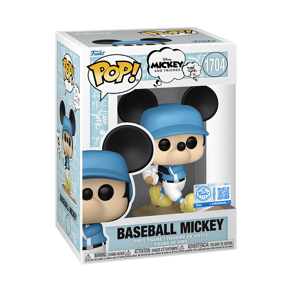 *Pre-order* Disney - Mickey Mouse Baseball Pop! Vinyl (ETA April) - Gametraders Modbury Heights