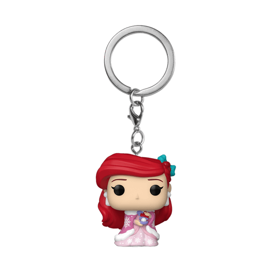 *Pre - order* Disney: Princess - Ariel (Holiday) Pop! Vinyl Keychain (ETA August) - Gametraders Modbury Heights
