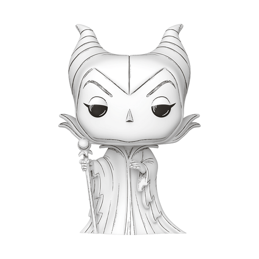 *Pre - order* Disney: Sketched - Maleficent Pop! Vinyl (ETA September) - Gametraders Modbury Heights