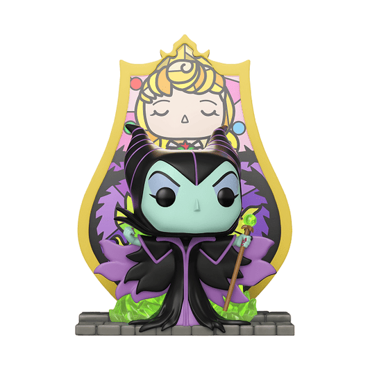 *Pre - order* Disney: Villains - Maleficent (Stained Glass) Pop! Deluxe (ETA August) - Gametraders Modbury Heights