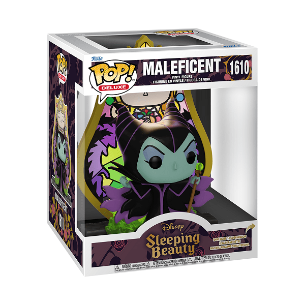 *Pre - order* Disney: Villains - Maleficent (Stained Glass) Pop! Deluxe (ETA August) - Gametraders Modbury Heights