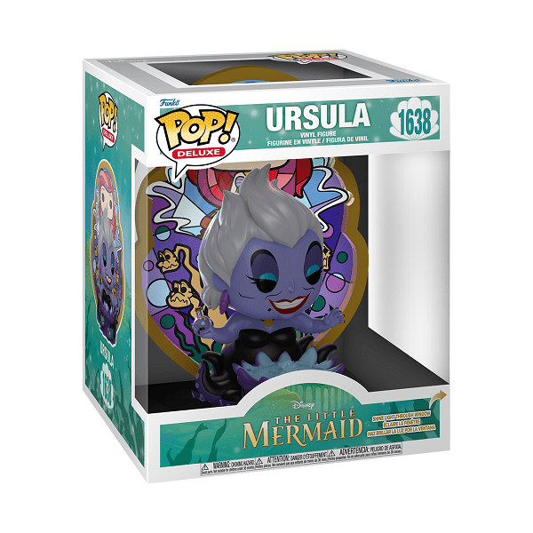 *Pre - order* Disney: Villains - Ursula (Stained Glass) Pop! Deluxe (ETA August) - Gametraders Modbury Heights