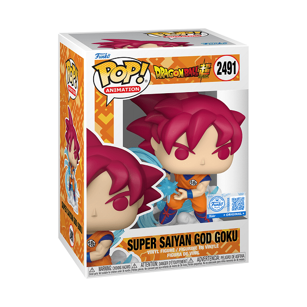 *Pre-order* Dragon Ball: Super - God Red Goku Pop! Vinyl (ETA August) - Gametraders Modbury Heights