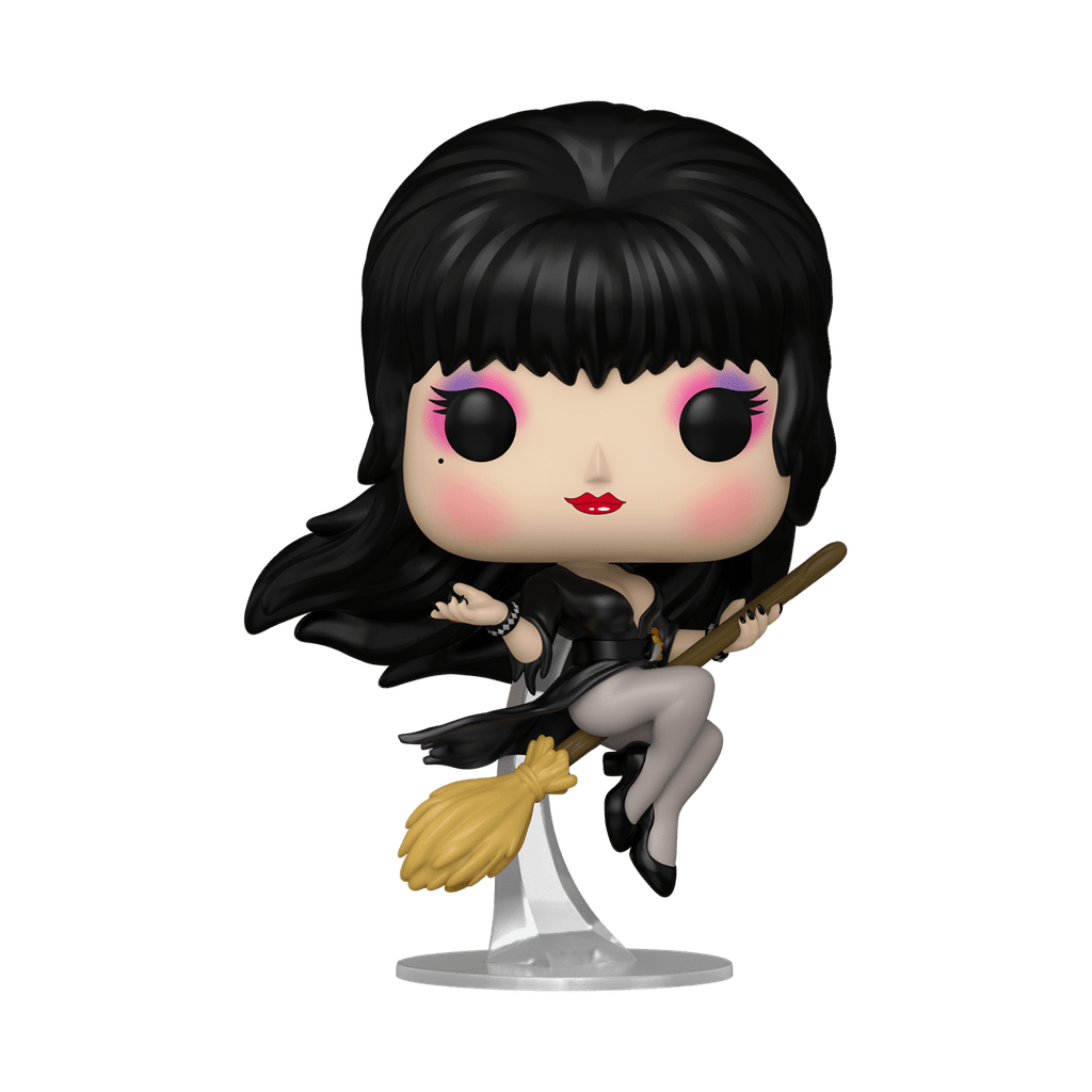 *Pre - order* Elvira - Elvira w/Broom Pop! Vinyl (ETA July) - Gametraders Modbury Heights