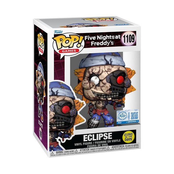 *Pre - order* Five Nights at Freddy's: Security Breach - Eclipse US Exclusive Glow Pop! Vinyl (ETA September) - Gametraders Modbury Heights
