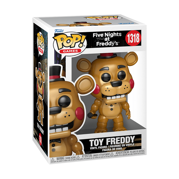 *Pre-order* Five Nights at Freddy's - Toy Freddy Pop! Vinyl (ETA September) - Gametraders Modbury Heights
