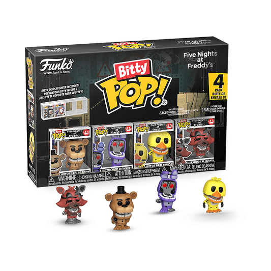 *Pre-order* FNAF - Withered Bitty Pop! 4PK (ETA May) - Gametraders Modbury Heights