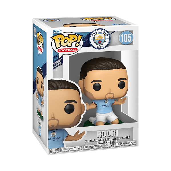 *Pre-order* Football: Manchester City - Rodri Cascante Pop! Vinyl (ETA September) - Gametraders Modbury Heights